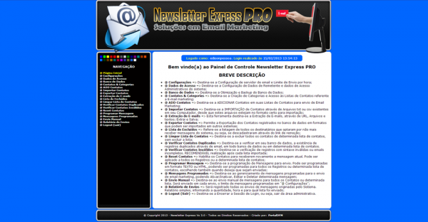 Script PHP Newsletter Express